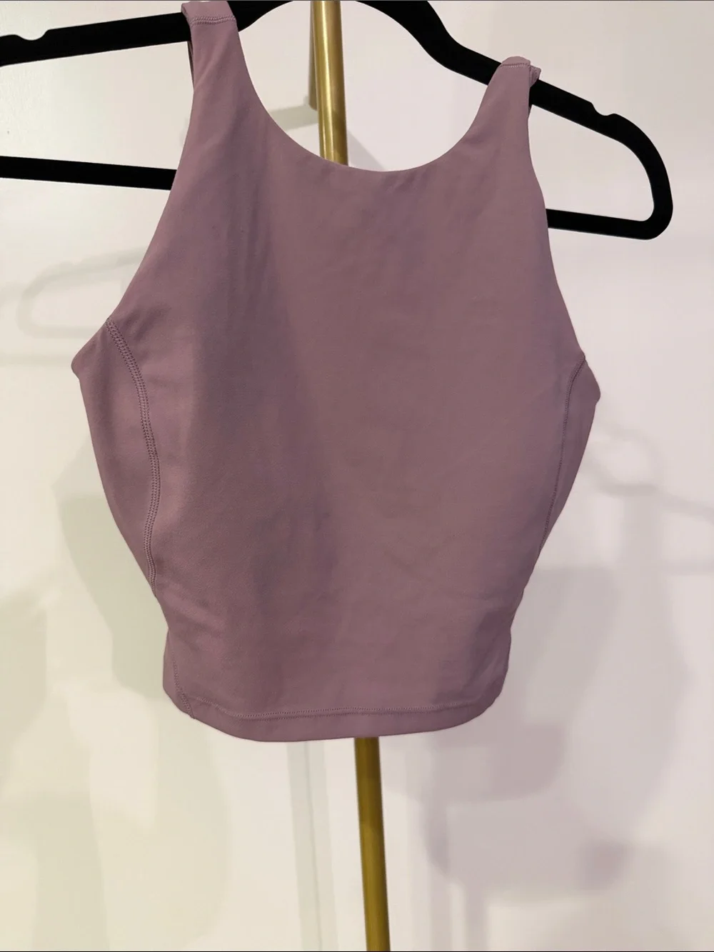 356. Lululemon Women's Mauve Tank Crop/Sports Bra